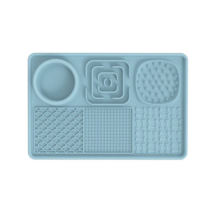lick mat blue